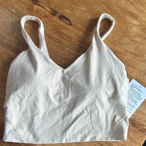 Women's Cream lululemon align tank